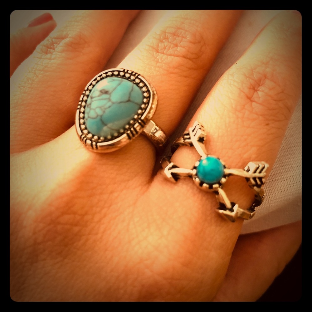 Turquoise rings